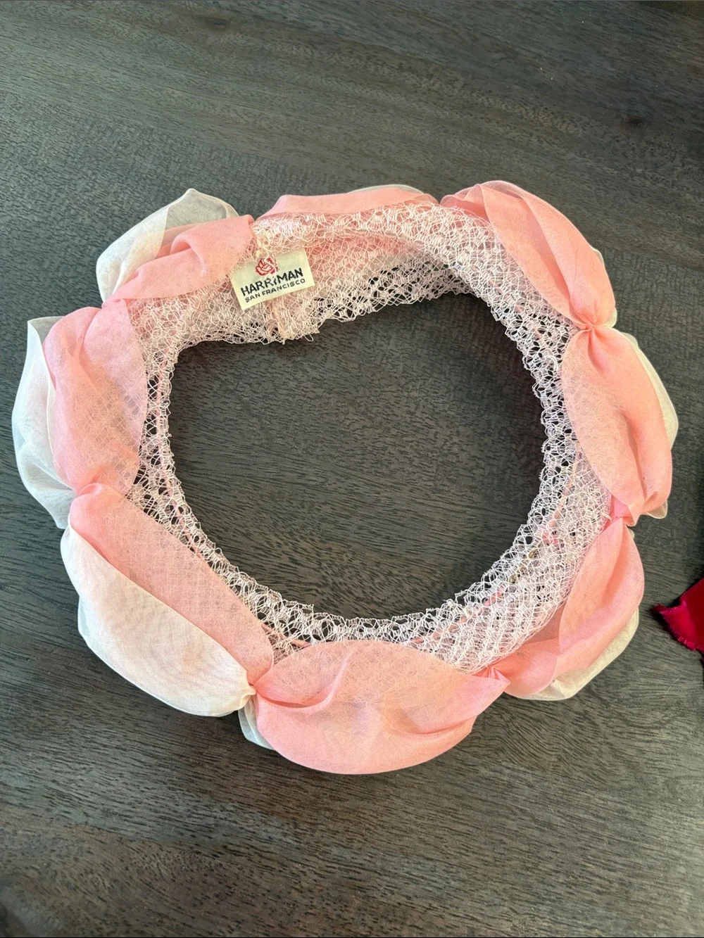 Bundle of Two Vintage Pink Calot Hats - Picture 10 of 15